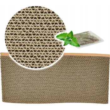 ŠKRABADLO PRO KOČKY KARTONOVÉ MALÉ 18CMX11CM S ŠANĚJEM KOČIČÍM 1 KS