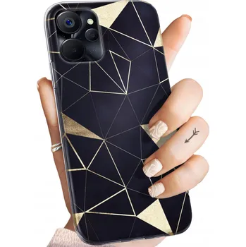 Pouzdro na mobilní telefon Zadní Kryt Hello Case pro Oppo A96 zlatý