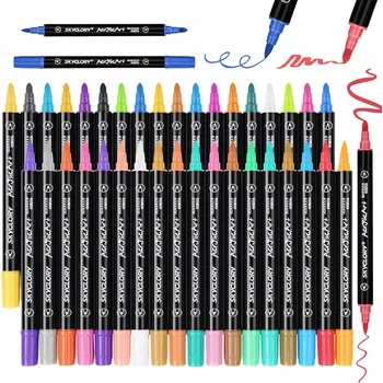 36 BAREV OBOUSTRANNÉ FIXY FIXY POPISOVAČE FIXY