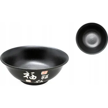 Miska na Ramen Japonská Haiku Černá 21 cm