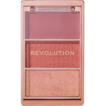 Přípravek na tvář Revolution Paletka tvářenek Icon Aura Points Rose