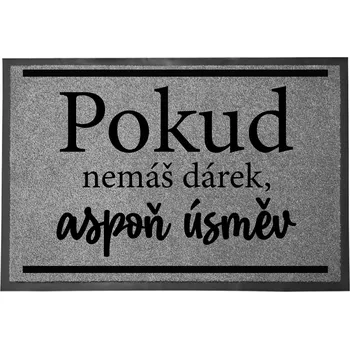 Rohožka Vstupní rohožka šedá pod dveře | Dárek Vtipná dekorativní Dárek