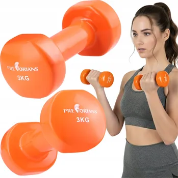 Vinylové činky Pretorians 2x 3 kg 2 ks