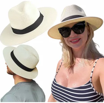 Klobouk Przecommerce sluneční klobouk slámový vícebarevný velikost 58