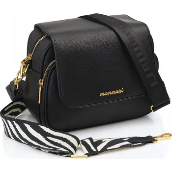 Kabelka Kabelka přes rameno Monnari BAG5661-020 z ekokůže černá