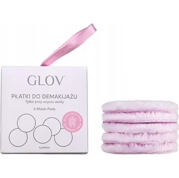 Přípravek na čištění pleti a oči Odličovací tampony opakovaně použitelné Glov Moon Pads 5 kusů růžové