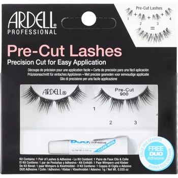 Umělé řasy ARDELL Řasy Nastříhané na Segmenty Pre-Cut Lashes 900 + Lepidlo DUO