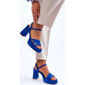 Dámské sandále Dámské sandály na podpatku Step in style – kotníkový pás, 39 i240_179123_2:39