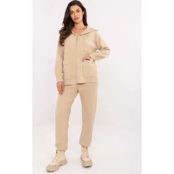 Sada halenka a kalhoty béžová, jedna velikost i523_5906694045967