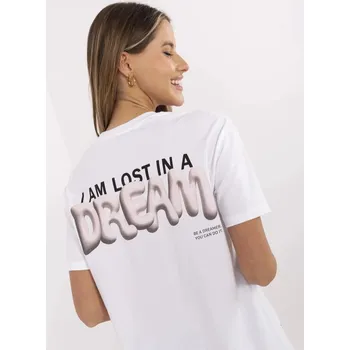 Bílé a růžové dámské tričko, XS i523_4063813791127