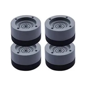 Praní a péče o prádlo ANTIVIBRAČNÍ PODLOŽKY POD PRAČKU MYČKU 4 KS GUMA + HOUBIČKA!