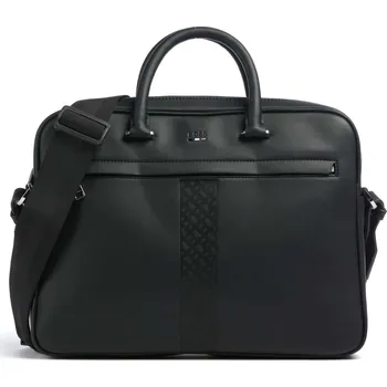 Aktovka na dokumenty BOSS Ray - Aktovka v černá, imitace kůže, 231201 | Kabelky pro ženy & muže