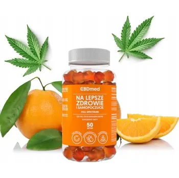CBD CBDmed Želé bonbóny Full Spectrum 500mg CBD 50 Ks
