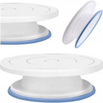 Otočný talíř na zdobení dortů patrový podnos na zákusky 28 cm