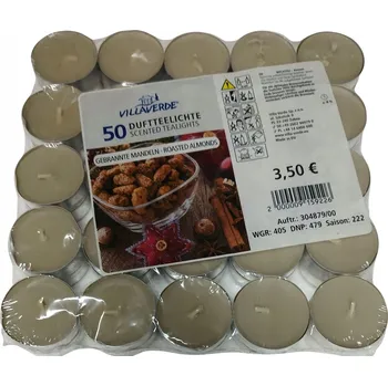 Svíčka Čajová svíčka parafinová pečený mandle Villa Verde