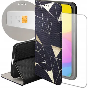Pouzdro na mobilní telefon Flipové pouzdro Hello Case pro Xiaomi Redmi Note 13 5G zlaté