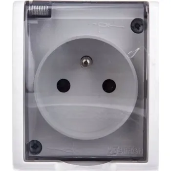 Elektrická zásuvka Hermetický Elektrická Zásuvka Kontakt-simon white