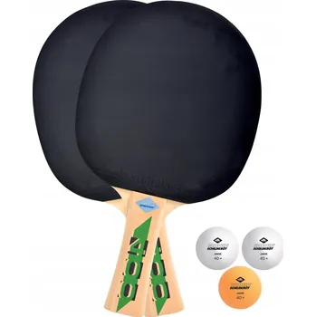 Pingpongová pálka SADA NA STOLNÍ TENIS PING PONG RAKETY MÍČKY OBAL DONIC