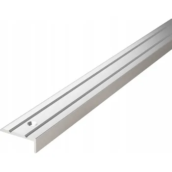 přechodová lišta LIŠTA SCHODOVÁ ÚHLOVÁ STŘÍBRNÁ G326 93 25X10/93CM A