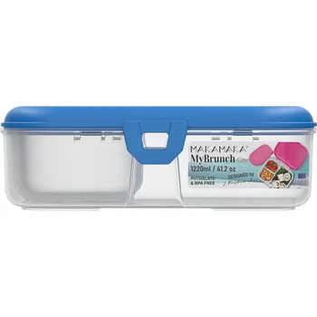 Svačinový box Svačinový Box lunchbox s přihrádkami City 1220ml MyBrunch Makamaka