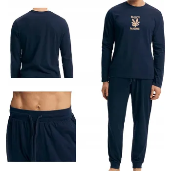 Henderson pánské pyžamo 43467-59X Level s dlouhým rukávem, velikost XXL