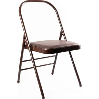 Jídelní židle Židle na jógu Iyengara Hnědá čalouněná - zesílená