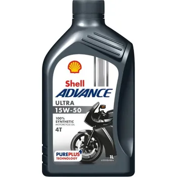 Motorový olej Motorový olej Shell Advance Ultra 4T 15W-50, 1L