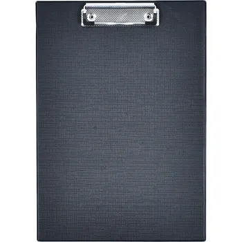 DESKA S KLIPEM A4 CLIPBOARD PODLOŽKA NA PSANÍ OTEVÍRACÍ KAPSA ČERNÁ
