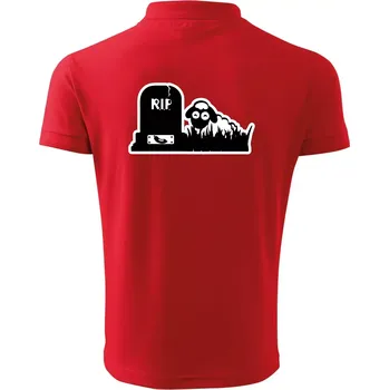 Pánská košile RIP - Náhrobek - Jitrnice - Ovečka - Polokošile pánská Pique Polo 203 - 2XL ( Červená )