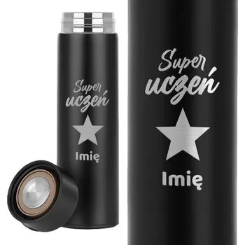 Termoska Termohrnek Černá Termoska Do Školy Pro Dítě Super Žák *Jméno* Vz
