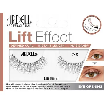 Umělé řasy Řasy na pásku Ardell Lift Effect 740 černé