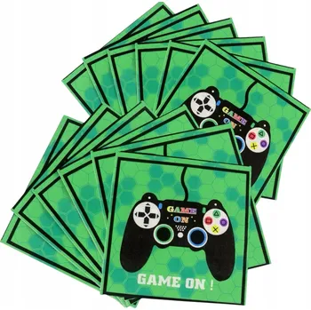 Papírový ubrousek PAPÍROVÉ UBROUSKY GAME ON GAMING PIXELOVÉ 12 KS