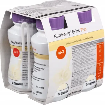 Speciální výživa Speciální výživa B.Braun Nutricomp Drink Plus vanilka 4 x 200 ml