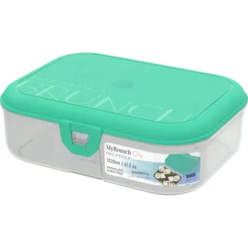 Svačinový box Svačinový Box LunchBOX MyBrunch City 1220 ml MAKAMAKA zelená