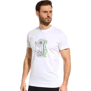 Pánské tričko Pánské tričko Noviti z 100% bavlny s potiskem, grafit M i170_TT023-M-02-40000M