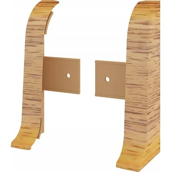 soklová lišta Lišta Vilo PVC 2 x 55, délka 2 cm, dub