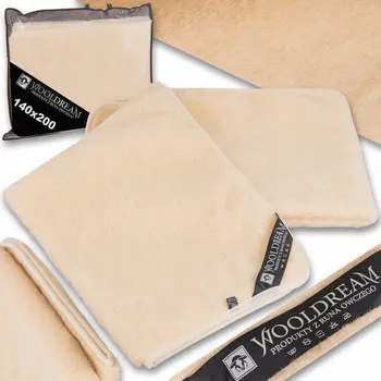 Prostěradlo Prostěradlo tradiční Wooldream vlna 140 x 200 cm