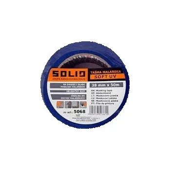 Lepicí páska Maskovací páska Solid Soft UV modrá 38 mm x 50 m
