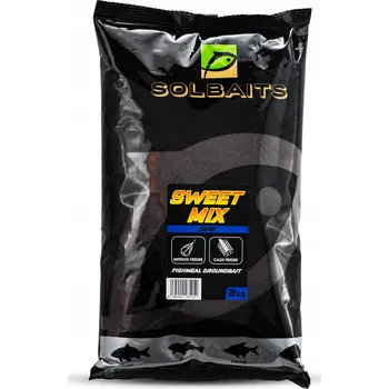 Návnadová surovina Návnada Solbaits splávková a zemní metoda 2 kg SWEET MIX DARK