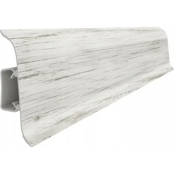 soklová lišta Lišta Vilo PVC 2 x 55, délka 2 cm, dub