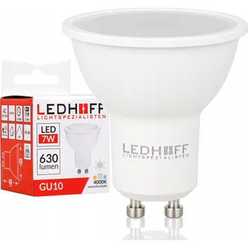 Žárovka LED žárovka Ledhoff GU10 630 lm 7 W neutrální bílá