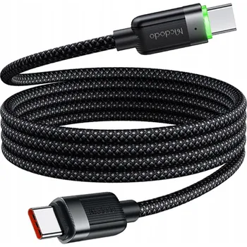 Datový kabel Kabel McDodo USB typ C - USB typ C 1,2 m černý