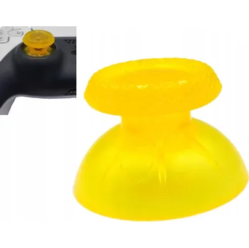 Herní konzole ŽLUTÁ ČEPICE / KRYTKA NA ANALOG JOYSTICK OVLADAČE PS5