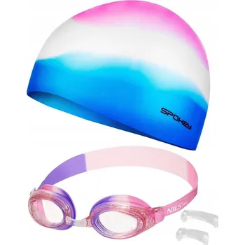 Plavecké brýle Sada do bazénu Plavecké brýle NILS + Plavecká čepice