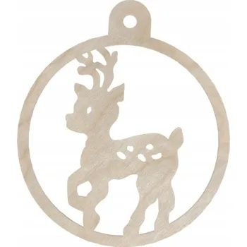 Vánoční dekorace DŘEVĚNÁ VÁNOČNÍ KOULE SOB NA VÁNOČNÍ STROMEK VÁNOČNÍ OZDOBY VÁNOCE DEKORACE