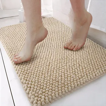 Obraz Koupelnová předložka DarianA Ananas 55x80 cm ivory měkká protiskluzová