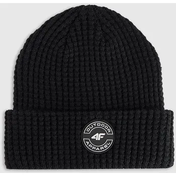 Čepice 4F Zimní Čepice pro chlapce - černá, univerzální
