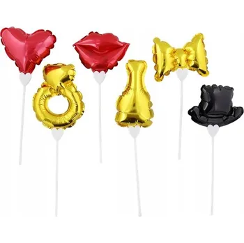 Balónek Vícebarevná sada balónků 6 ks