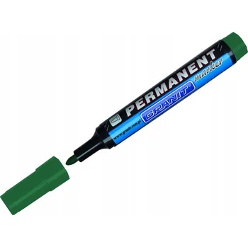 Permanentní popisovač zelený Granit rychleschnoucí voděodolný pevný 1 ks