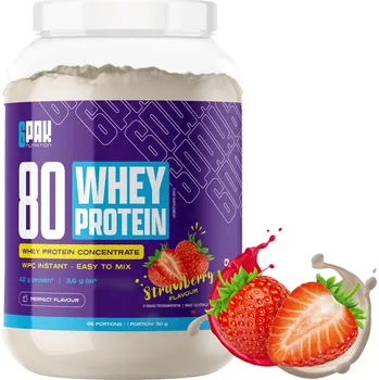 Protein Protein BALENÍ 6 KUSŮ Nutrition WPC proteinový prášek s příchutí jahody 2000 g